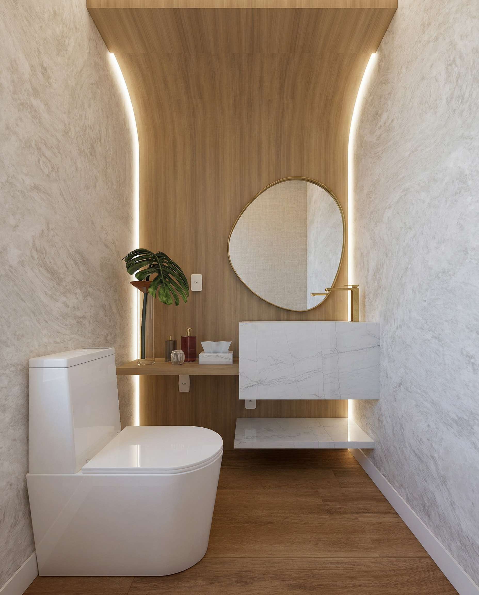 Lavabo — render de projeto